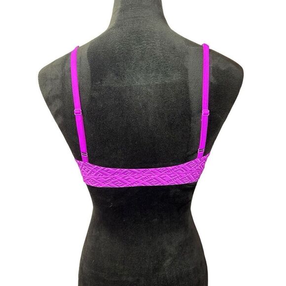 NWOT Fendi x Skims Square Neckline Sleeveless Crop Top Purple Small - Picture 6 of 12